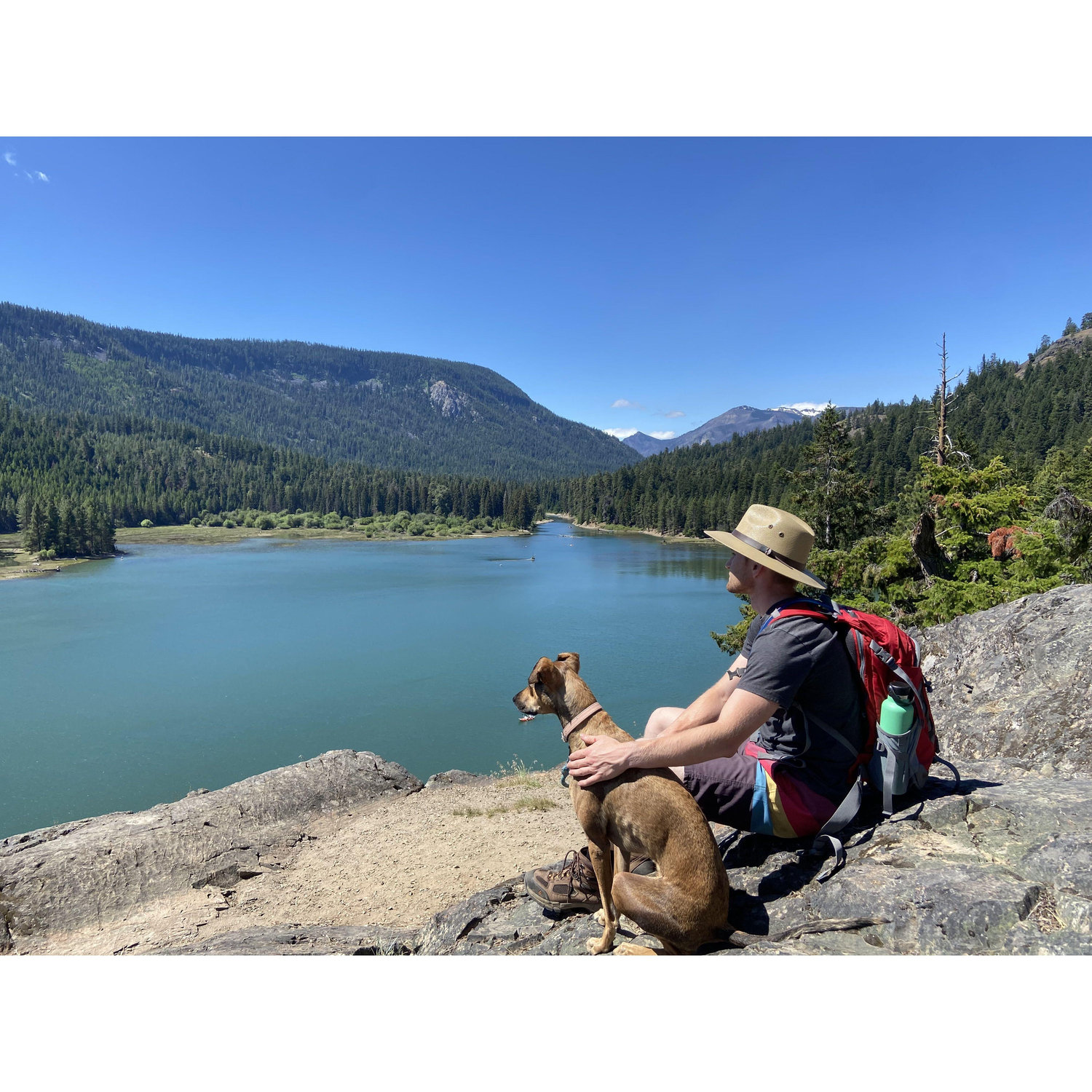 One of our many trips camping with Peanut, which we'll continue to do whenever we're able