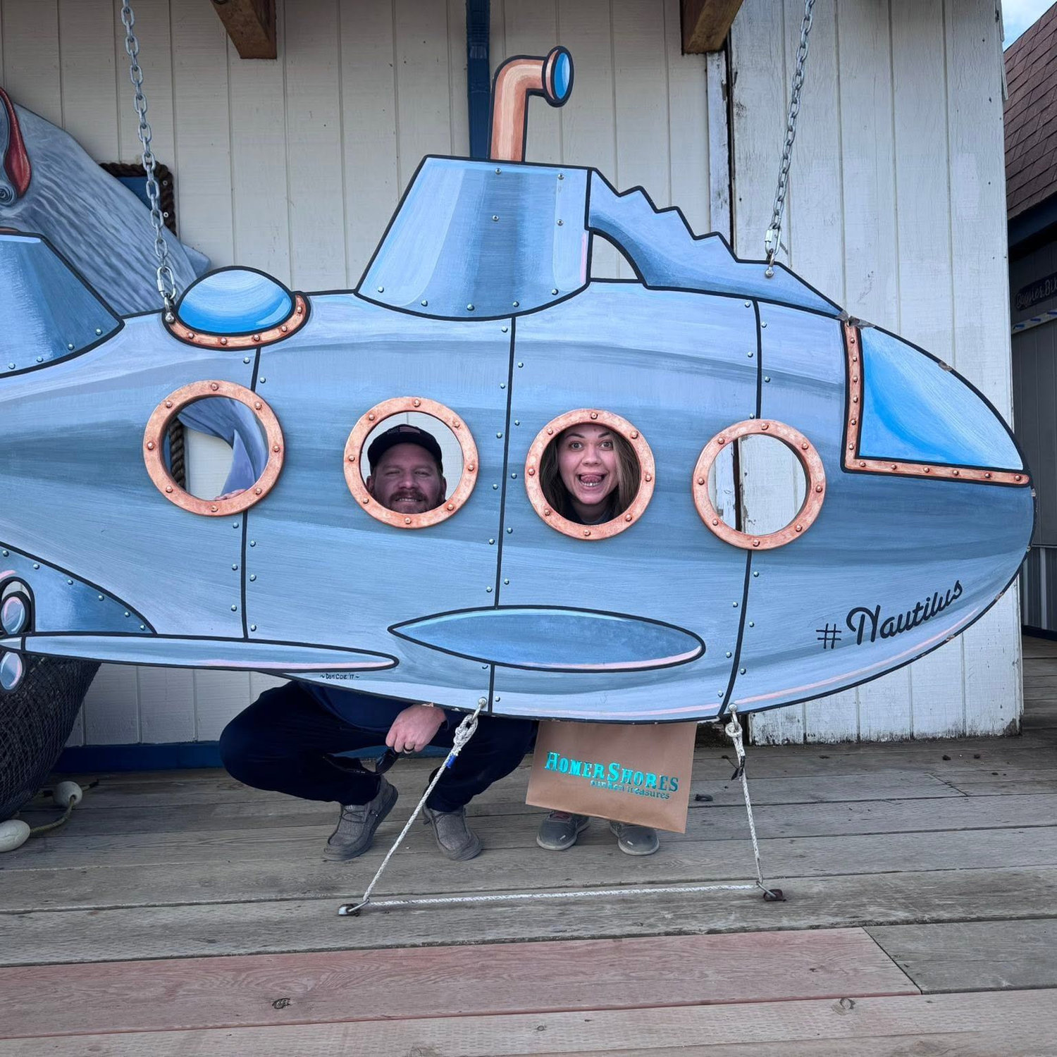 Touristy shit on the Homer Spit