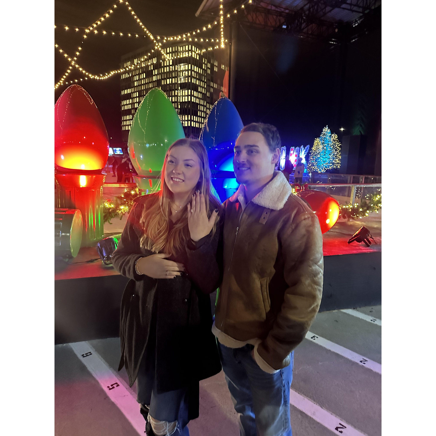 moments after I said yes!