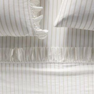 Organic Cotton Spa Sateen Ruffled Sheet Set