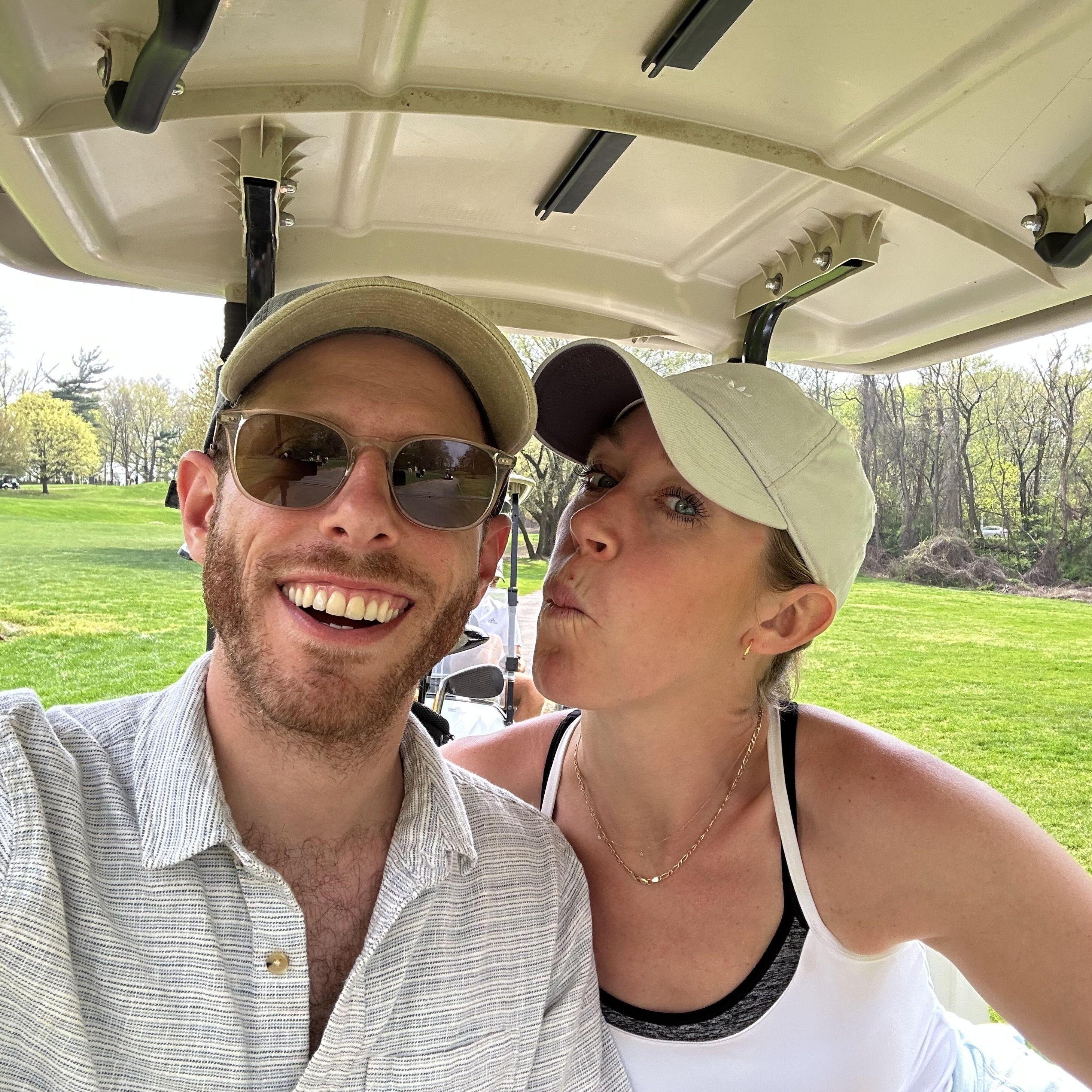 Golfing together!!