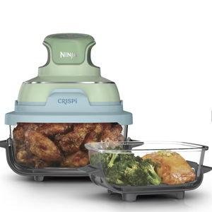 Ninja Crispi® 4-in-1 Portable Glass Air Fryer Cooking System, Stone | SharkNinja