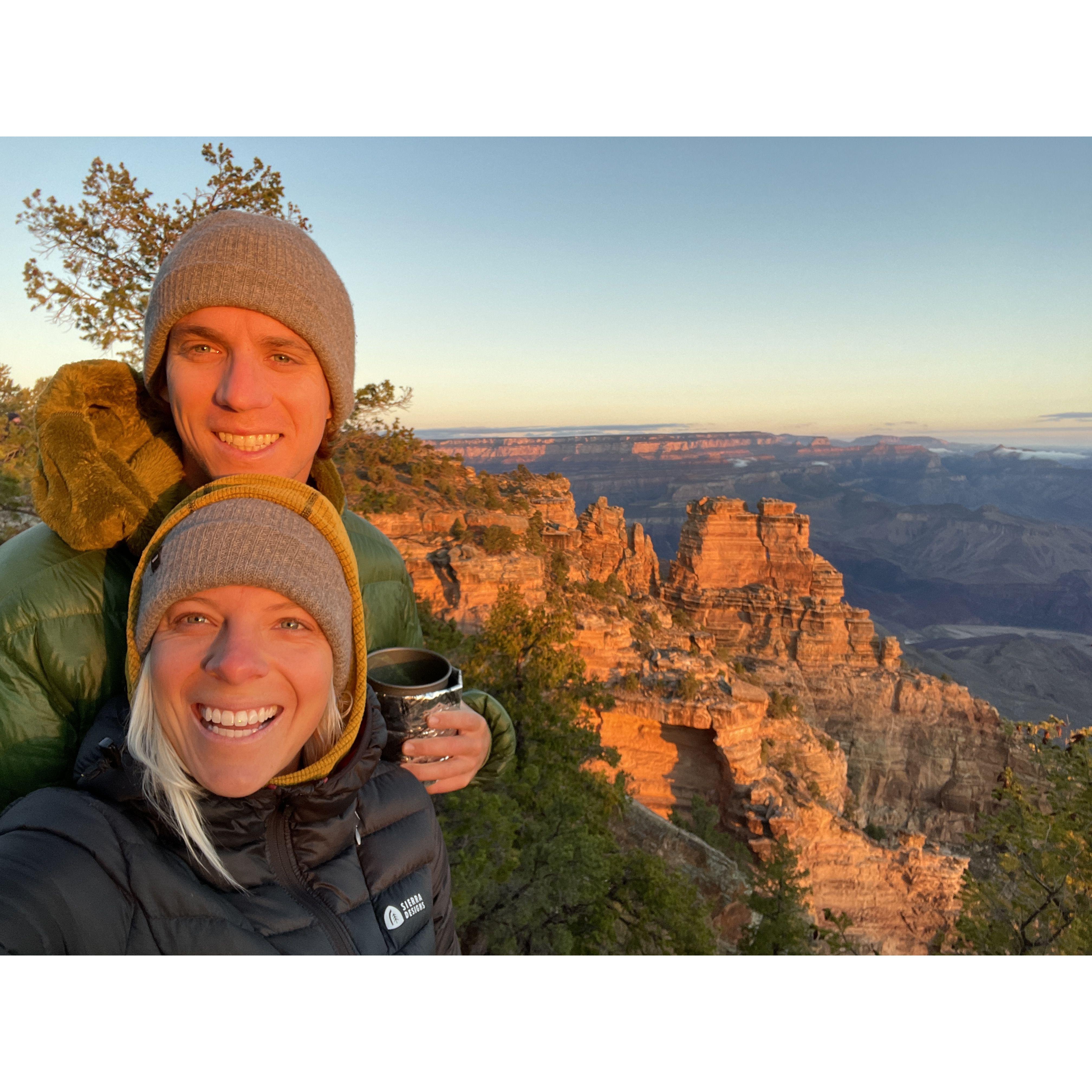 Grand Canyon sunsets, Oct. 2021