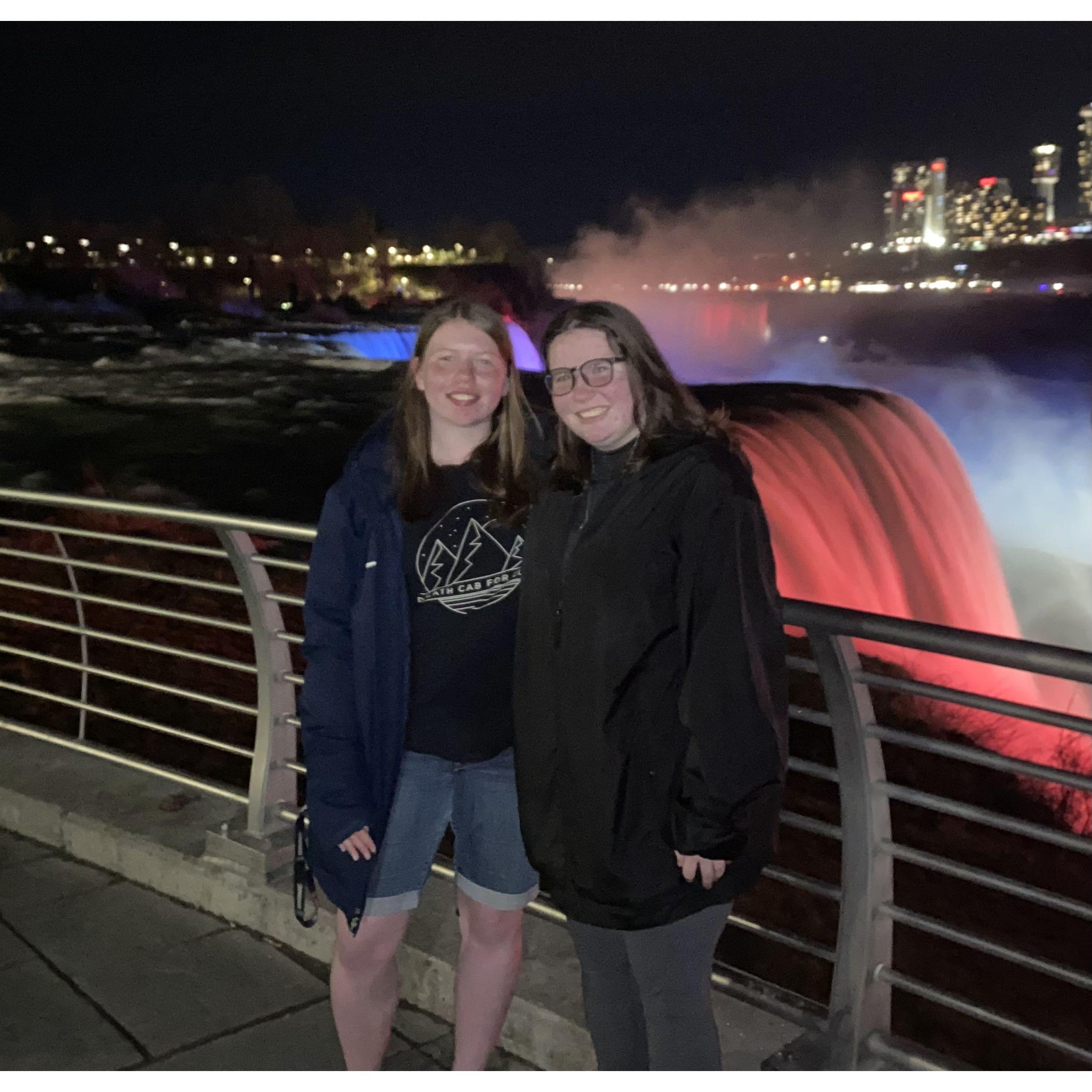 Niagara Falls by Night, April 2022