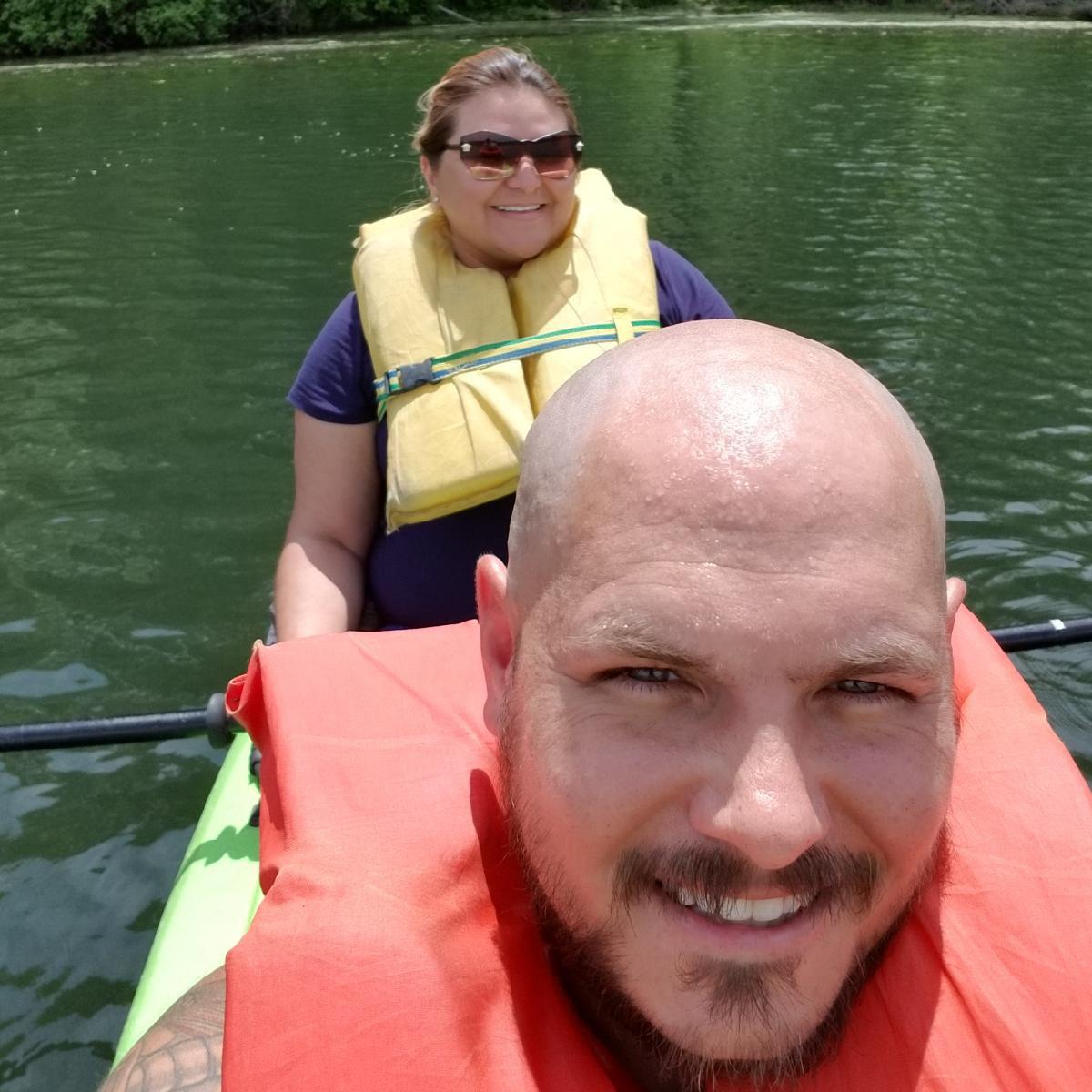 Team work rowing at Rockwood, Illinois