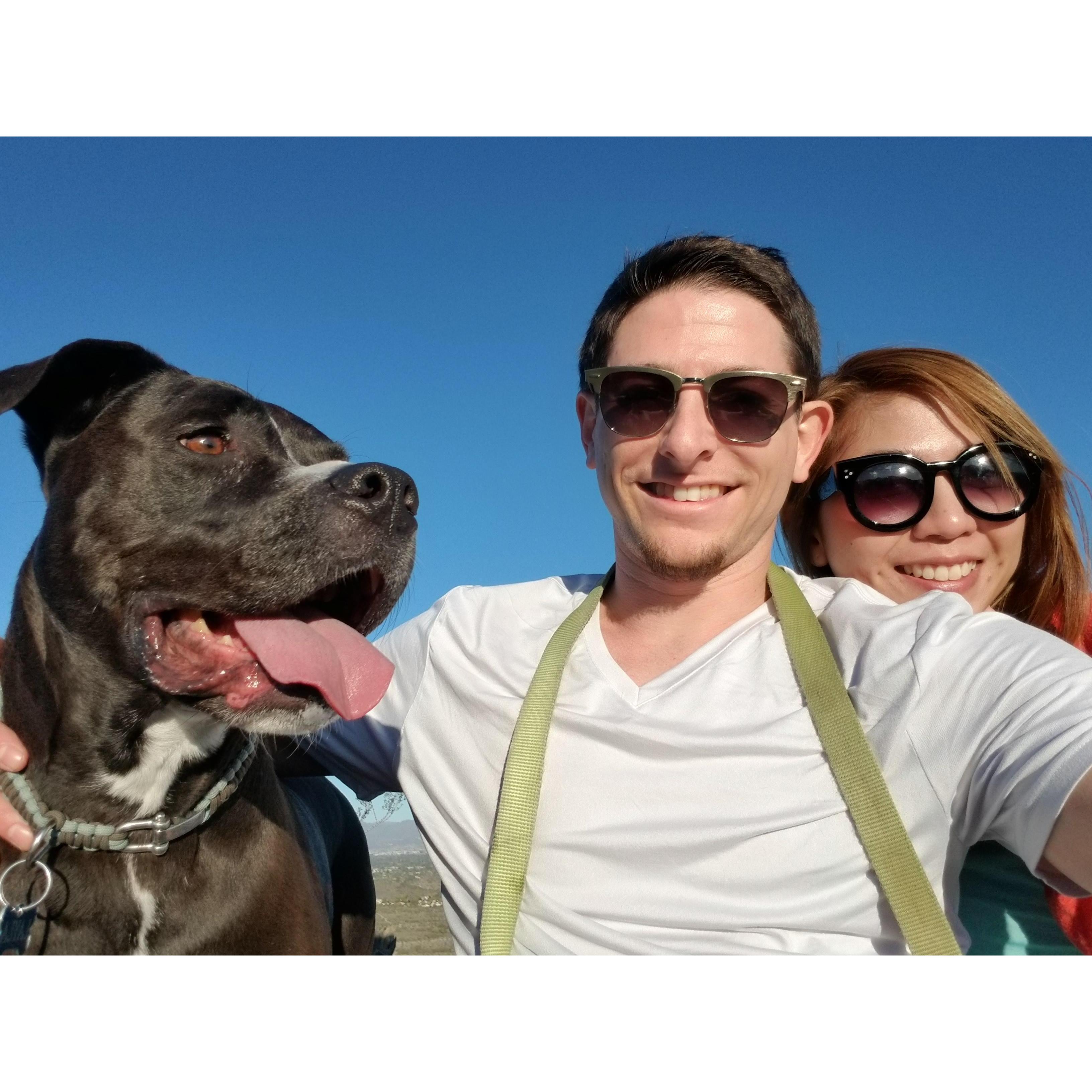 Our dog, Layla, will hike with us too. :)