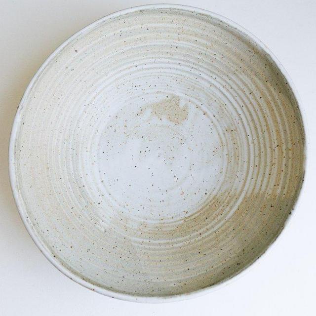 Medium Ceramic Serving Bowl in Warm Speckle