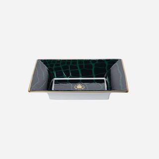 Alligator Emerald Vide Poche/ Jewelry Tray