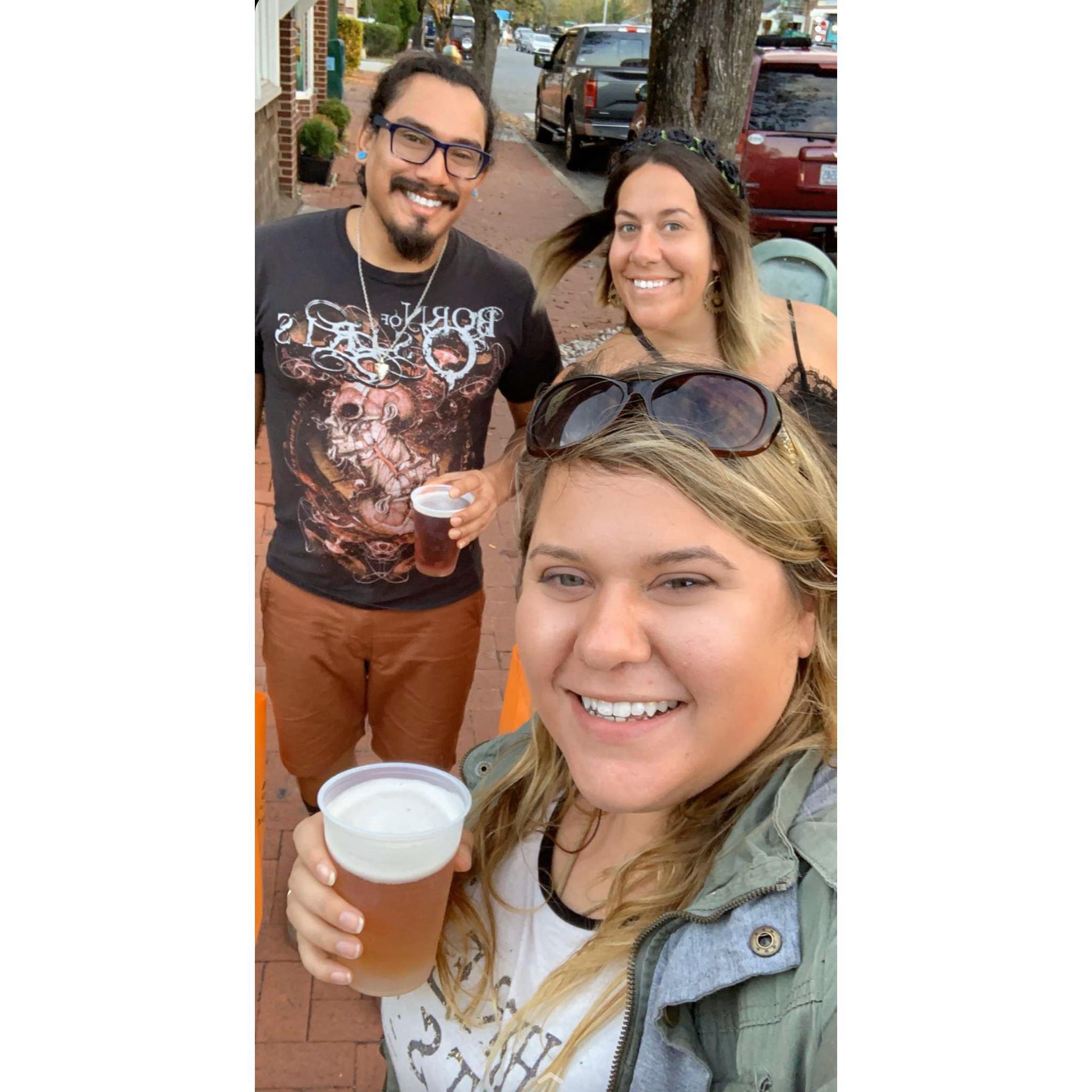Fun Fall weekend stroll in downtown Manteo