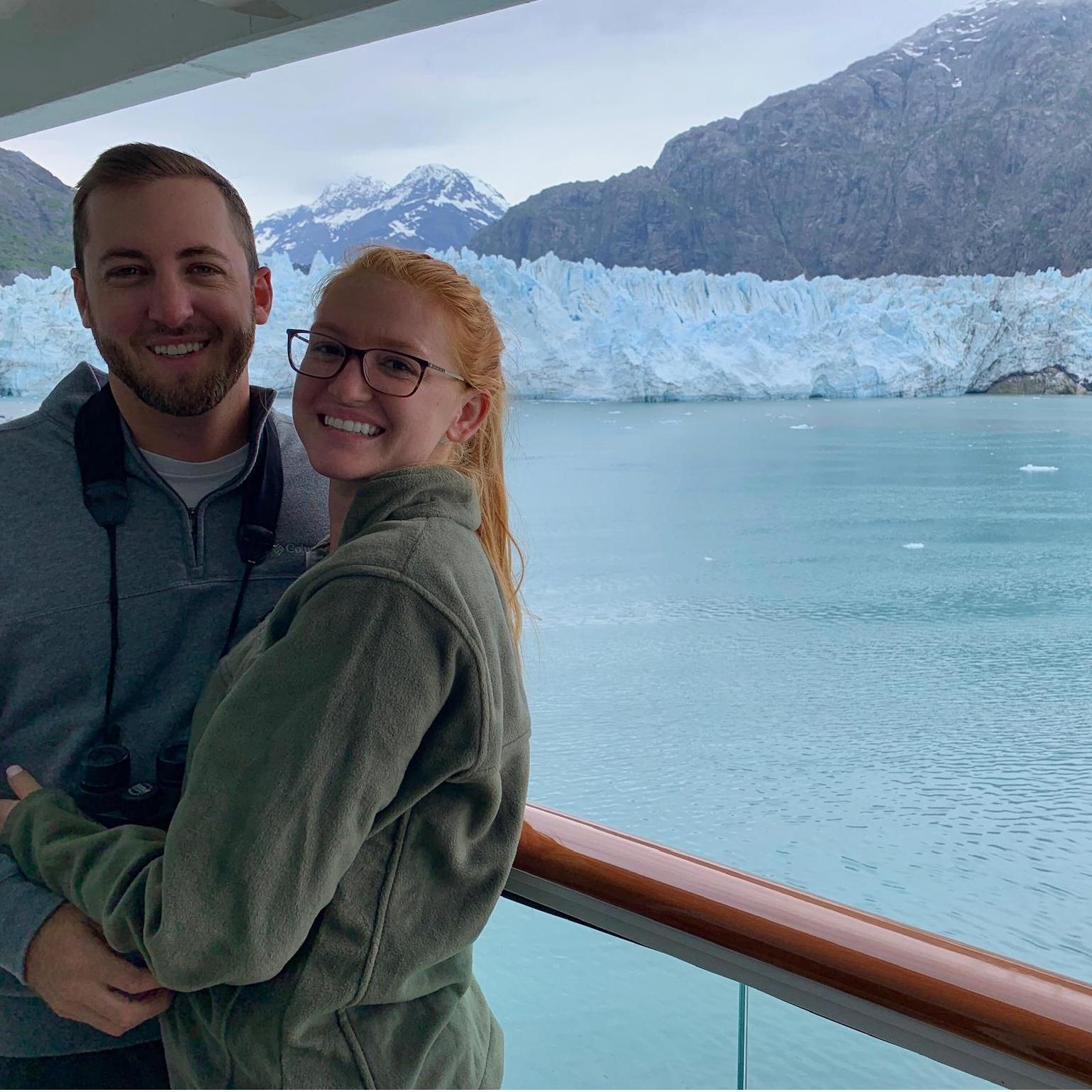 Margerie Glacier in Glacier Bay National Park, Alaska