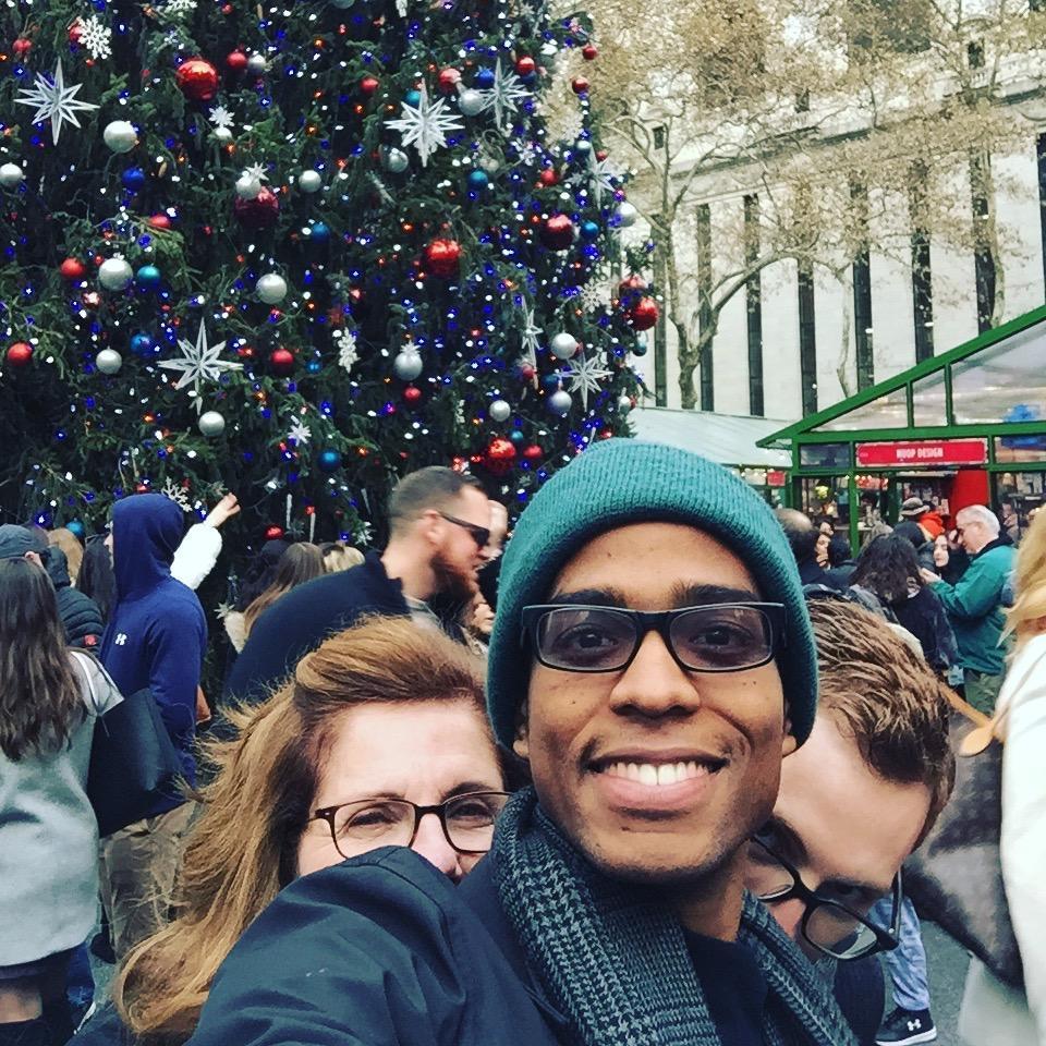 Bein' creeps in Bryant Park.