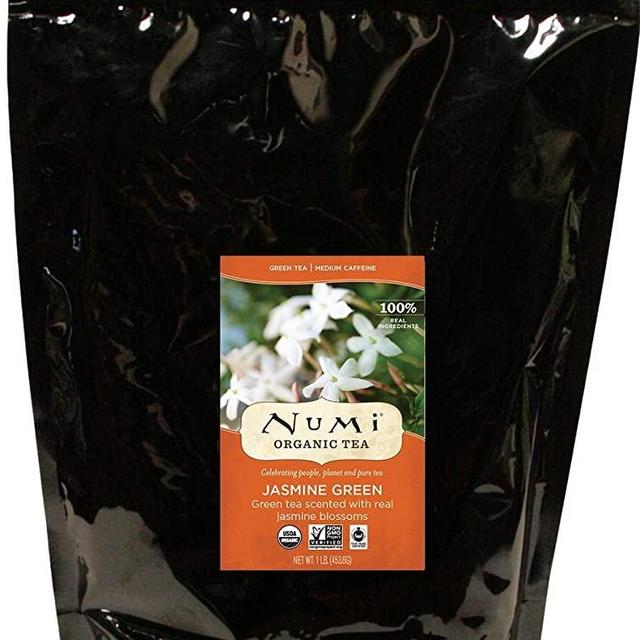 Numi Organic Tea Jasmine Green, 16 Ounce Pouch, Loose Leaf Tea (Packaging May Vary)