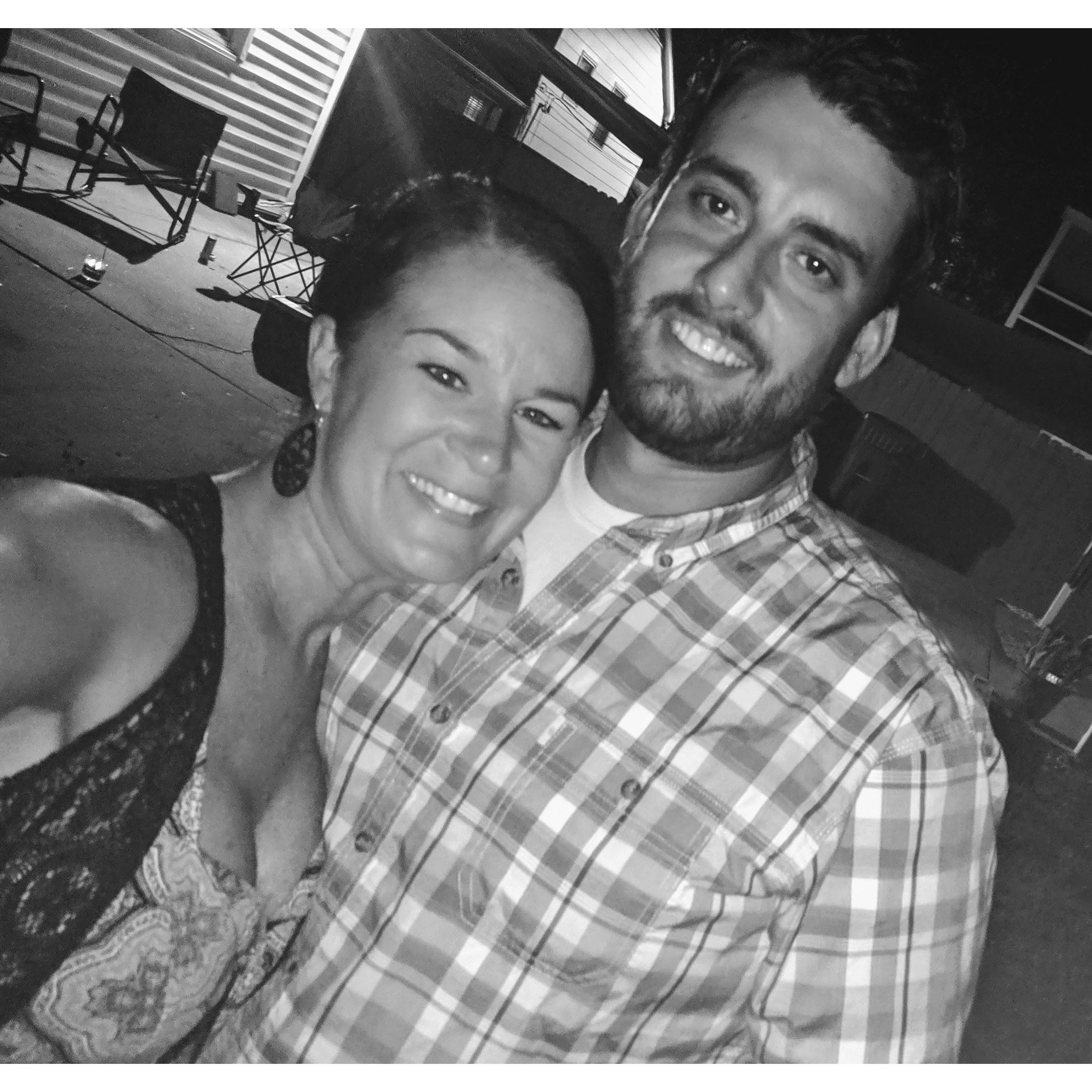 The night he met some of my closest friends... THEY APPROVED!