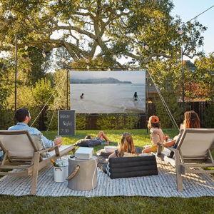 Backyard Movie Night Fund: Outdoor Screen & Projector