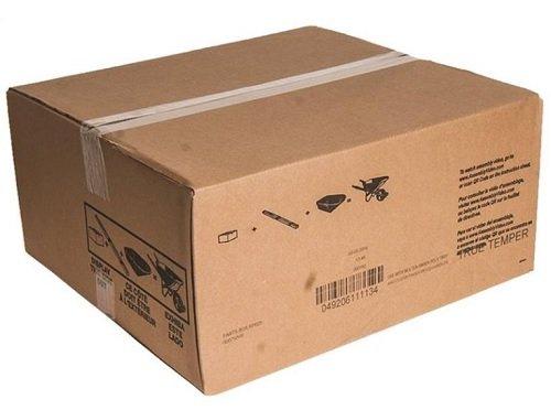 True Temper RP625 Poly Wheelbarrow, 6-Cubic Foot Capacity, Yellow