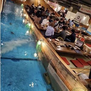 The restaurant where we FISH for our own DINNER