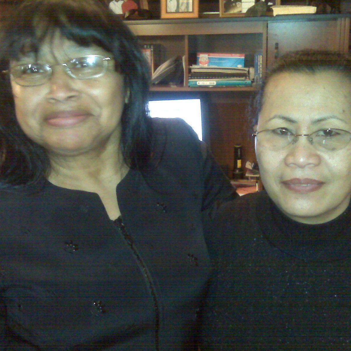 Adrianne's Mother (right) and Aunt Theresa (Left) May they enjoy their heavenly seats to our wedding. Rest in Peace
