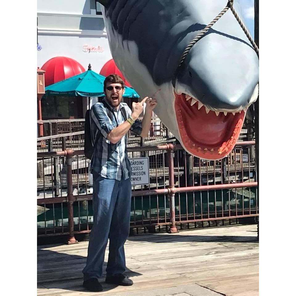 Nate couldn't convice me to take a picture with the shark...