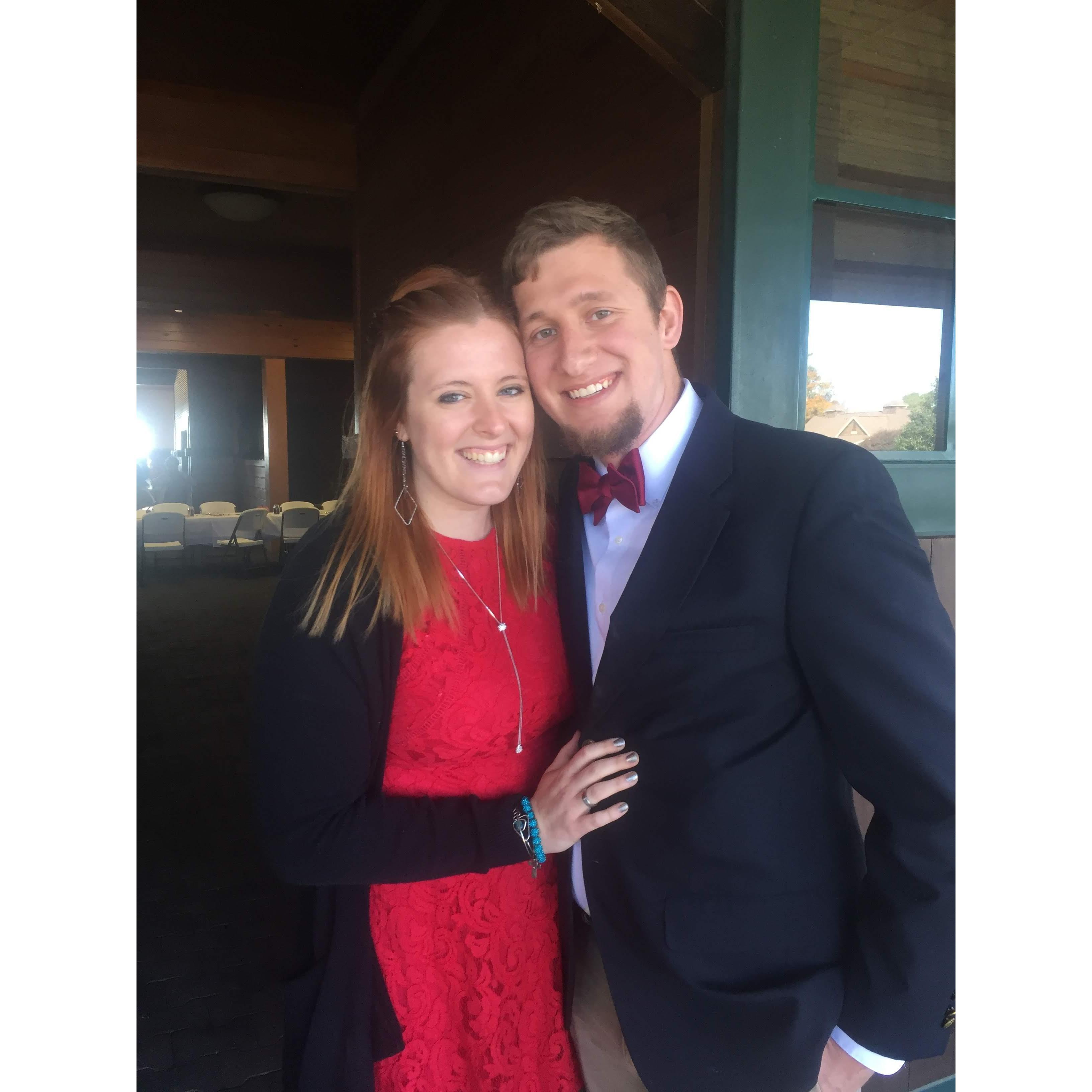 Wedding dates for life now :) - this is from Sam's cousin's wedding in South Carolina! One of the first times for Nicole to meet extended fam!