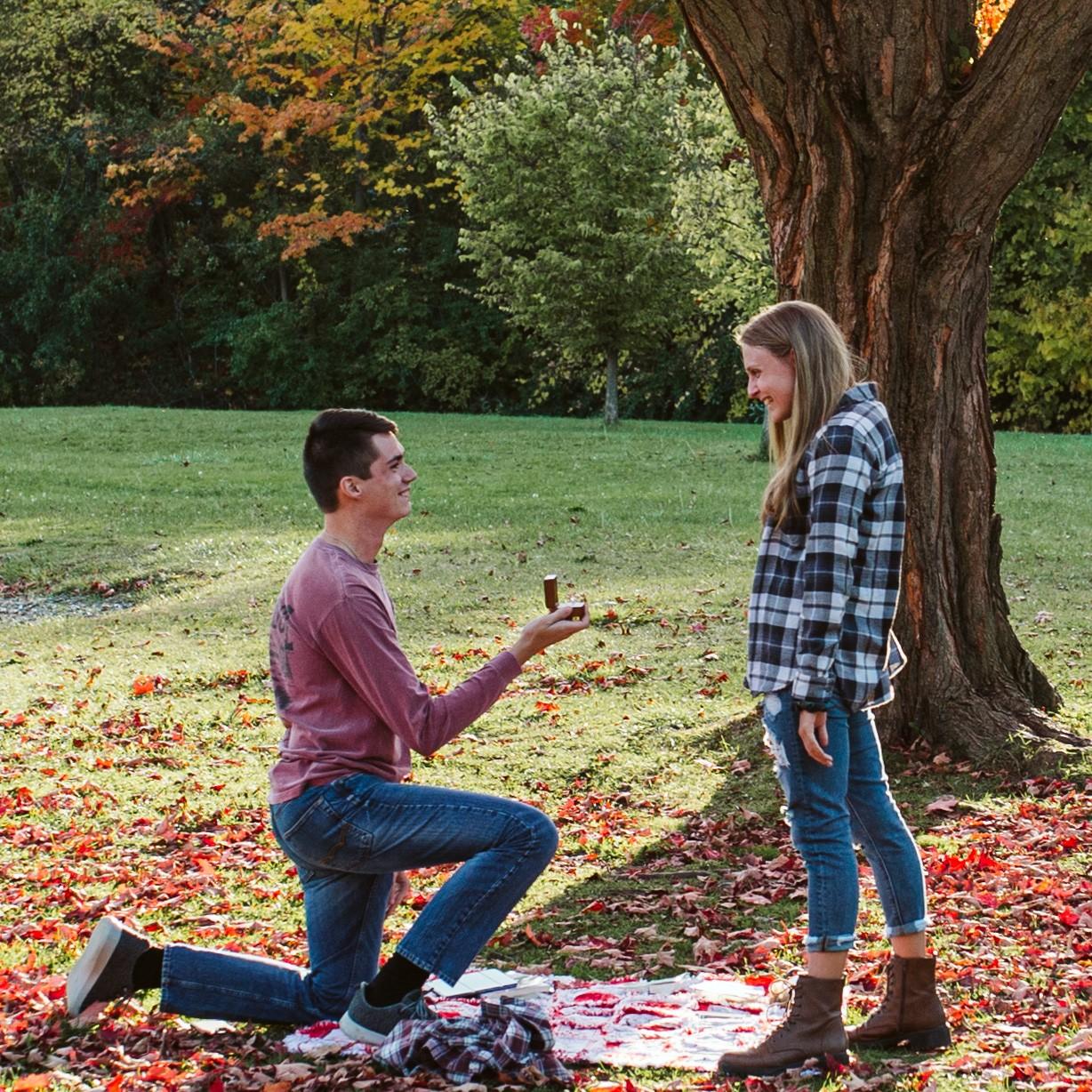 The reason we get to plan a wedding :)