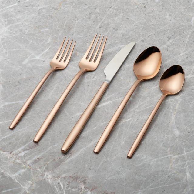 Harper 20-Piece Copper Flatware Set