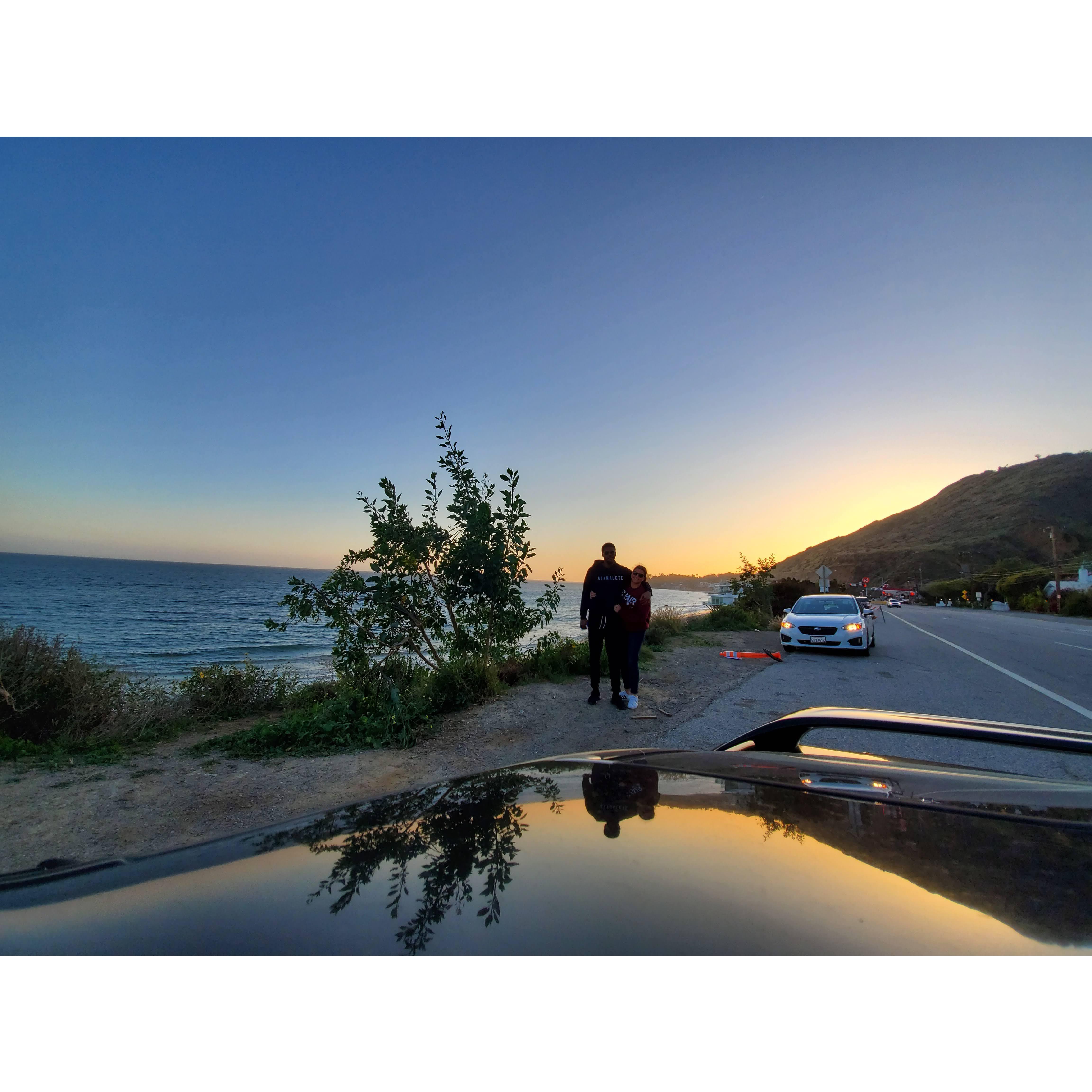One of many cruises along PCH, through Topanga Canyon