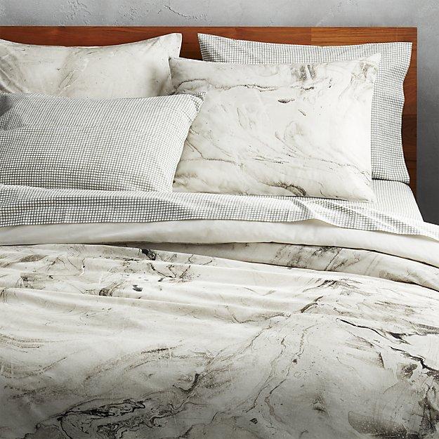 marbleized full/queen duvet cover