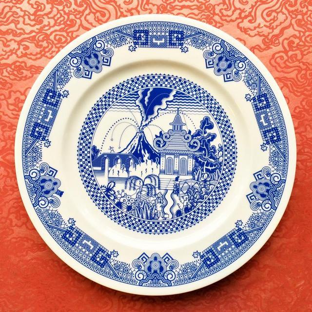 Calamityware Plate 6: Volcano