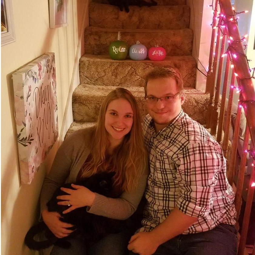 Our little family before we adopted Graham #GHam