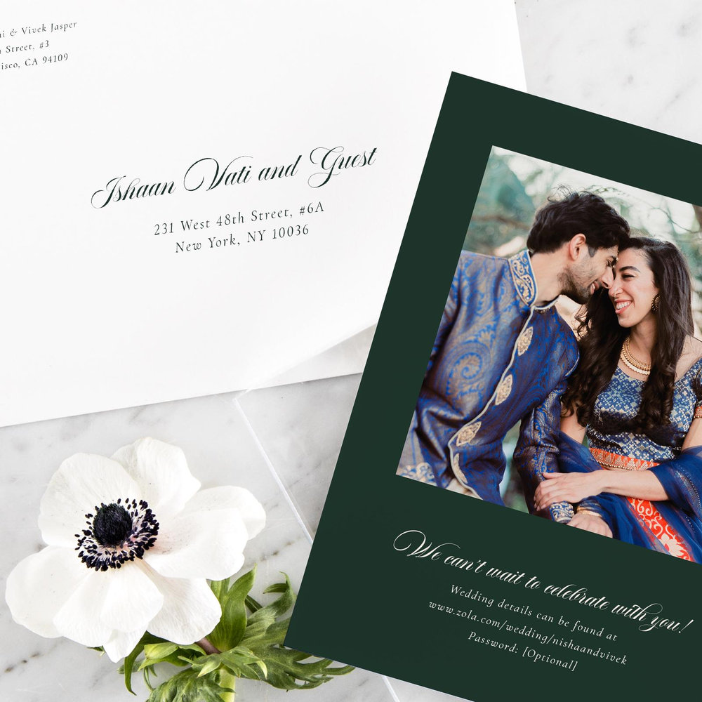 Grazio Portrait | Dark Forest | Zola Save The Dates