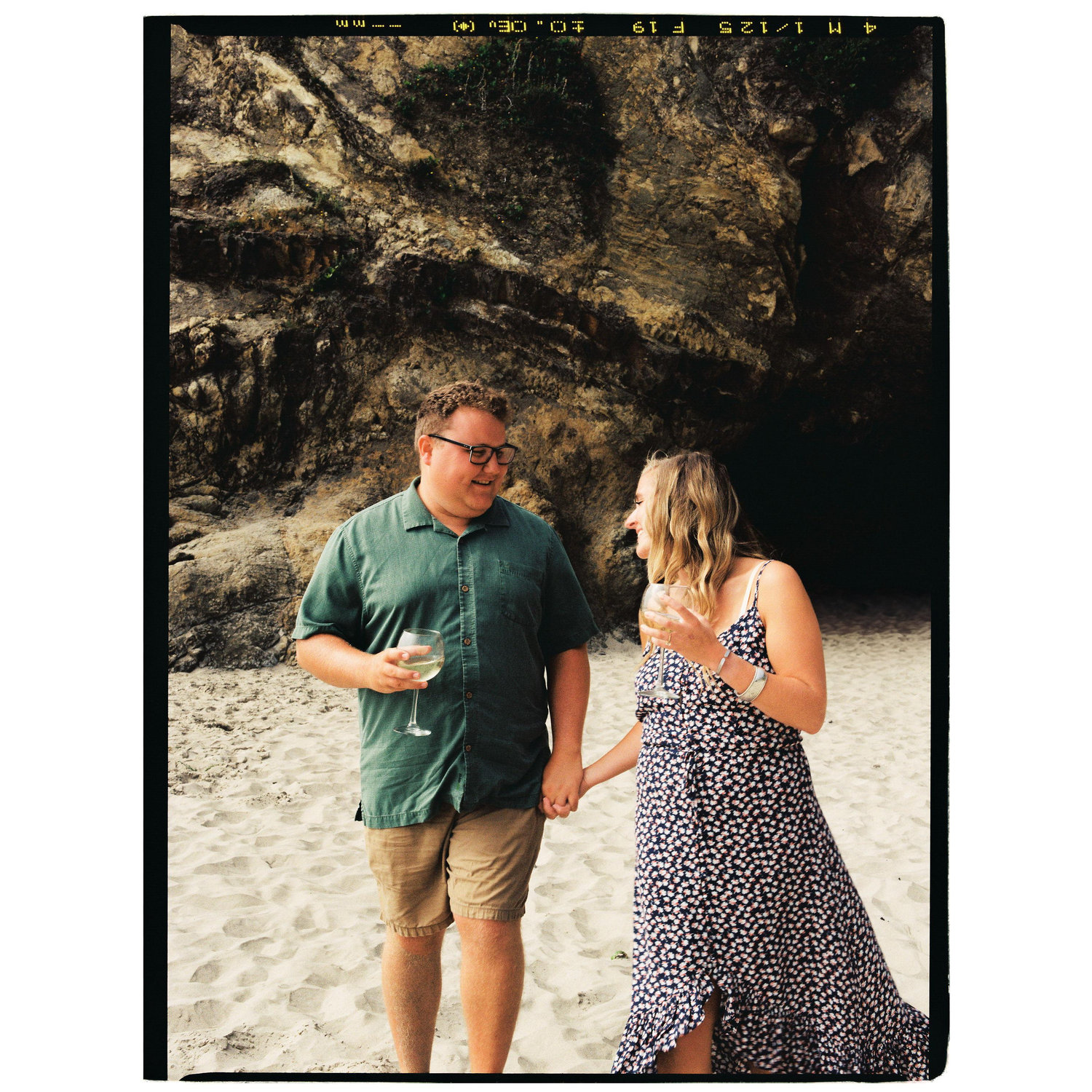 Engagement Photo in Cannon Beach