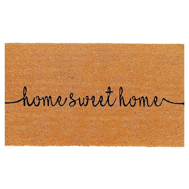 THEODORE MAGNUS Natural Coir Doormat with Non-Slip Backing - 17 x 30 - Outdoor/Indoor - Welcome Mats - Natural Home - COIR-1730-15-225