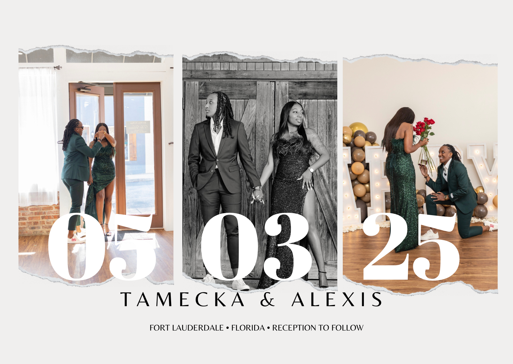 The Wedding Website of Alexis Burke and Tamecka Jackson
