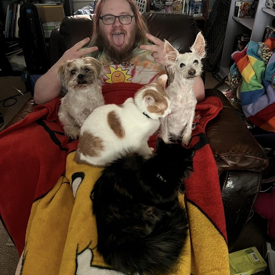 Trevor and the kids!