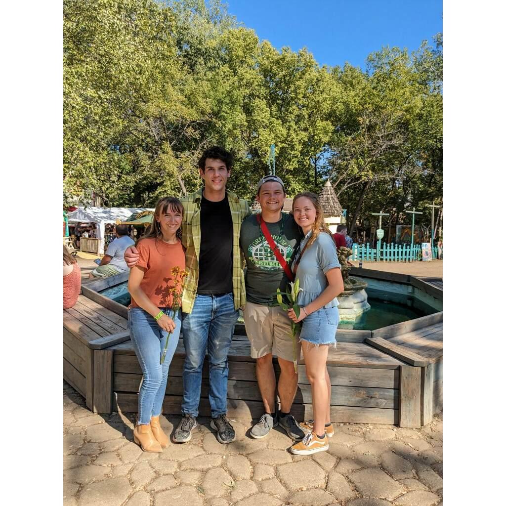 Renaissance festival with our friends Michael and Olivia Price!