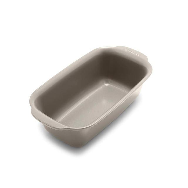 GreenPan Premiere Ovenware Healthy Ceramic Nonstick 1 lb. Loaf Baking Pan, PFAS-Free, Warp-Free Bakeware, Durable Quick Heating, Oven & Broiler Safe to 600F, Dishwasher Safe, Taupe