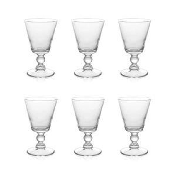 Set of 6 Evelyn Crystal Wine Glasses