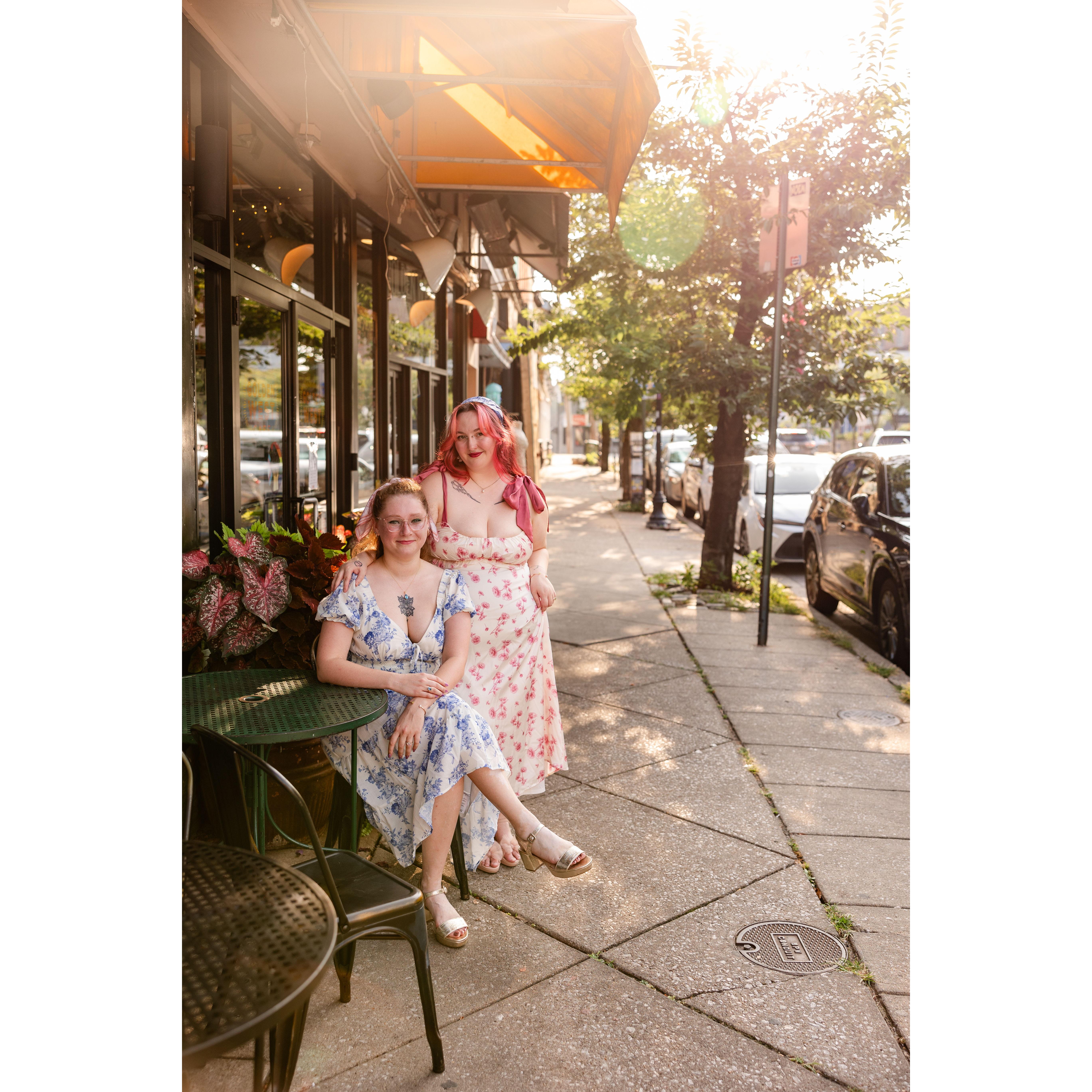 We love going to the local events on The Ave! We have been loving this neighborhood since our first dates.