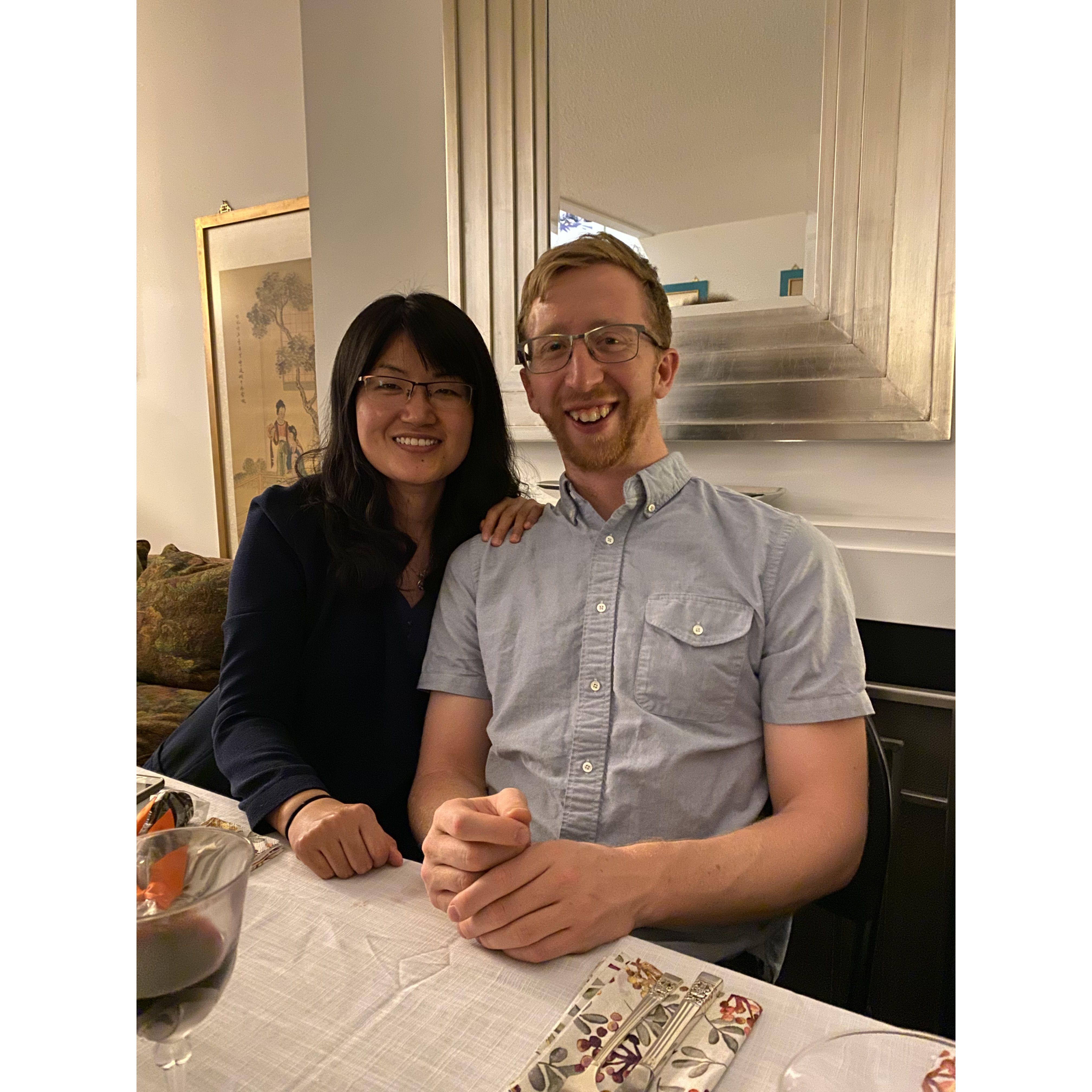 Pre-thanksgiving at Allison and Trent's