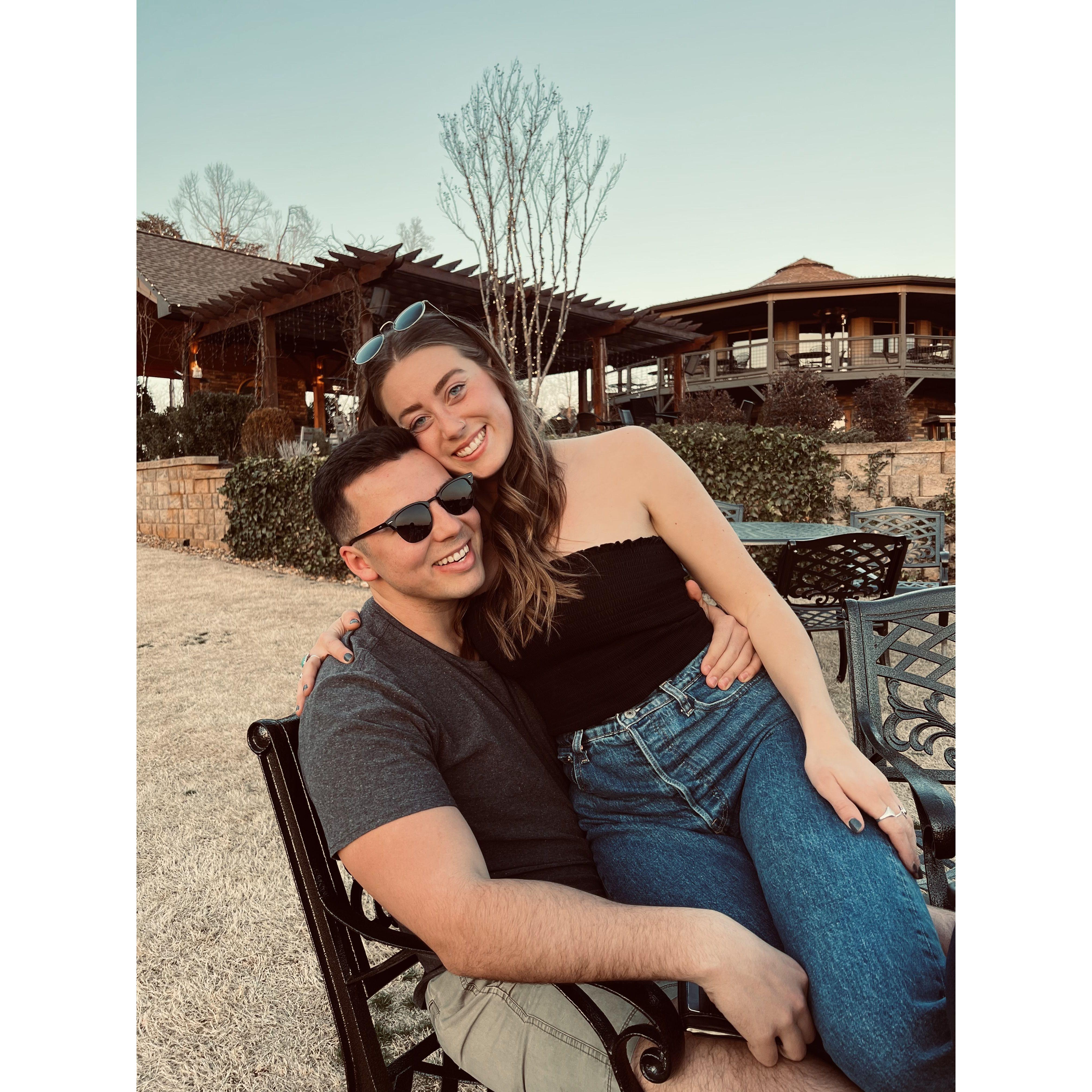 Our favorite place, Mountain Brook Vineyards!