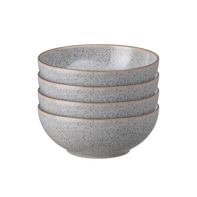 Denby Studio Craft Grey 4 Piece Cereal Bowl Set