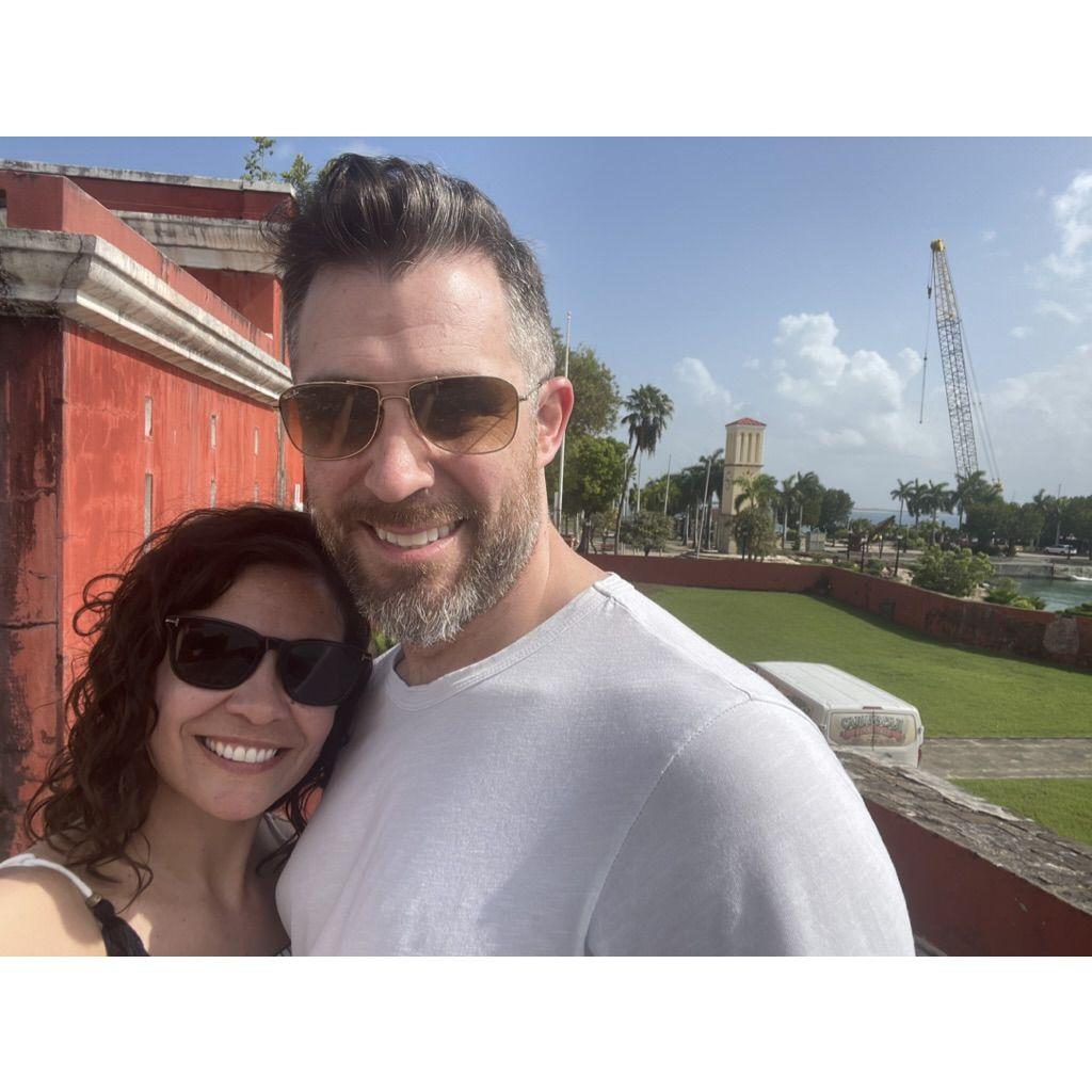 2024: While in the Virgin Islands for a dear friend's wedding, Cam and Laura did a lot of exploring.