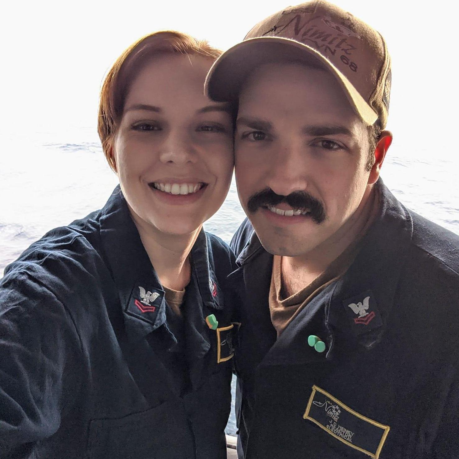 Last underway together on the USS Nimitz!