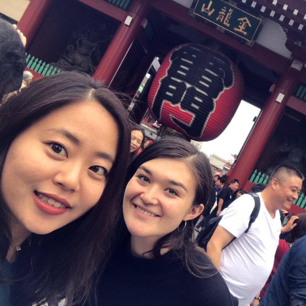 Leah and her cousin Ema in Tokyo ~ 2019