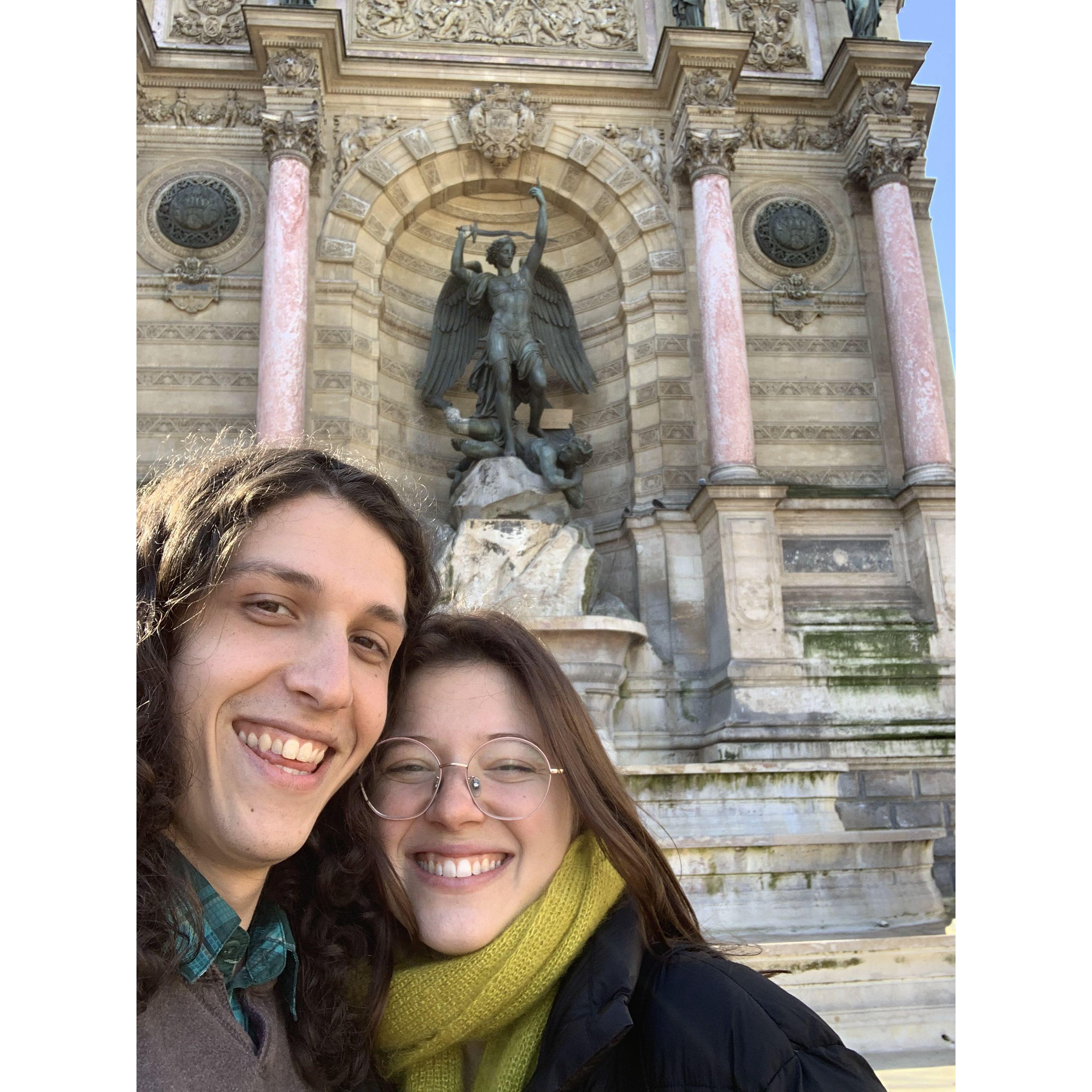 St Michel fountain