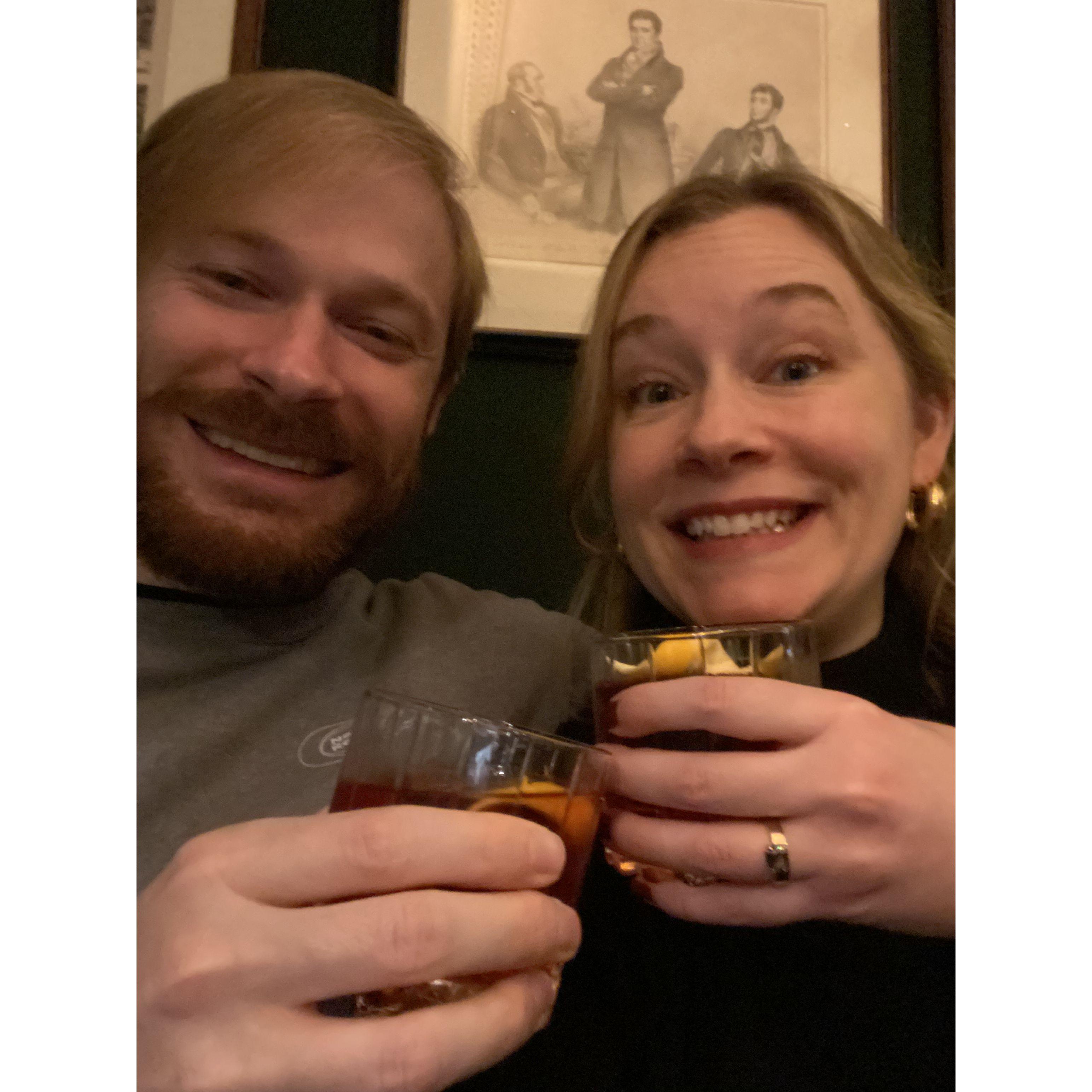 Dublin! The night we got engaged :)