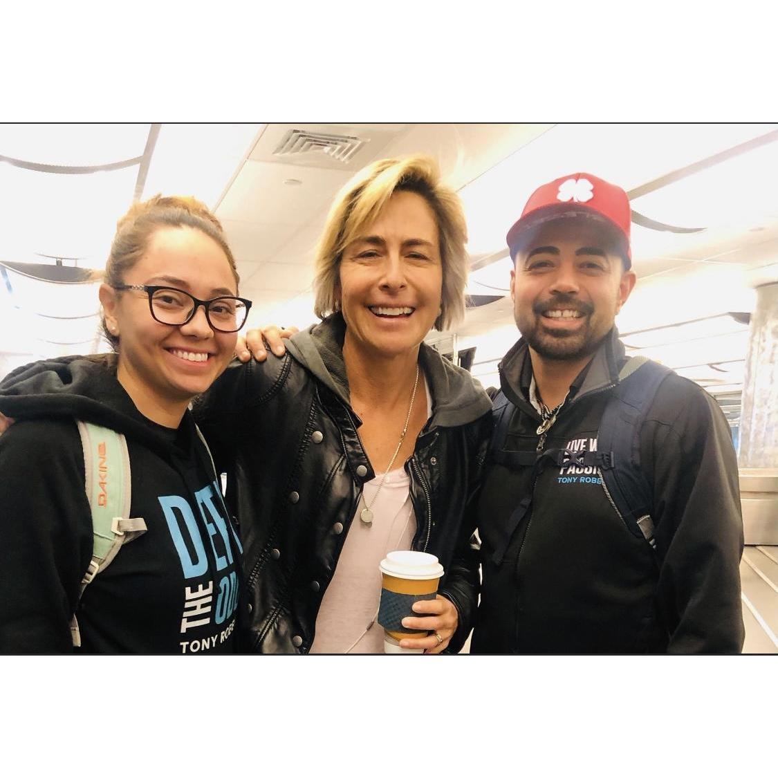 When we personally met Siri Lindley. She's a former Triathlon World Champion. A truly amazing person.