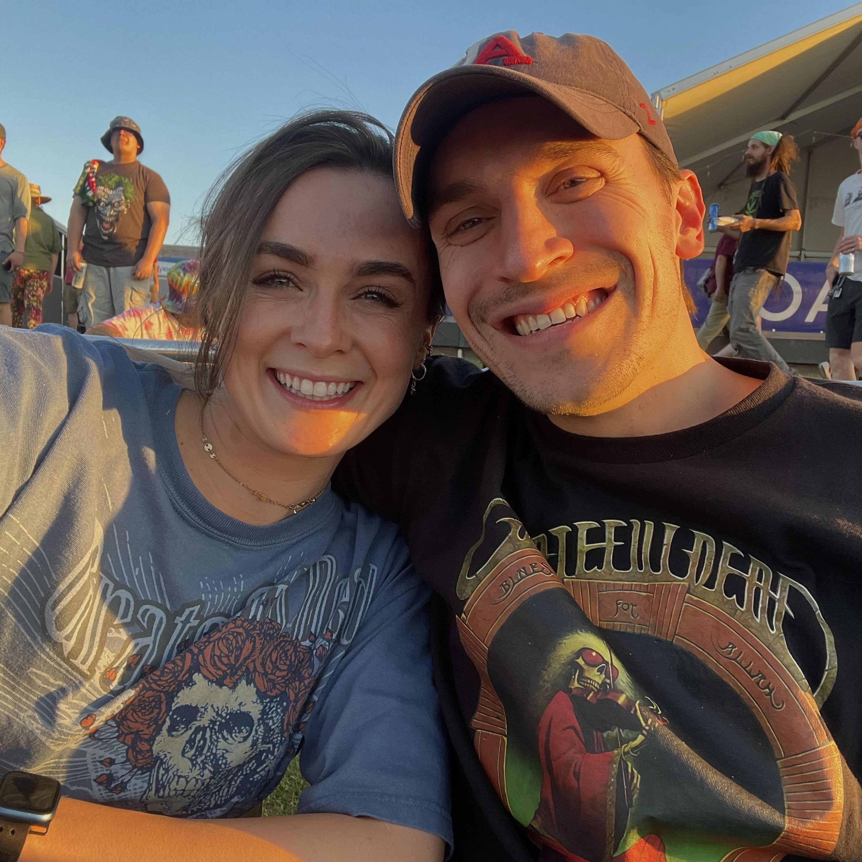 dead & co concert may 2023. we've since acquired 20+ grateful dead tshirts.