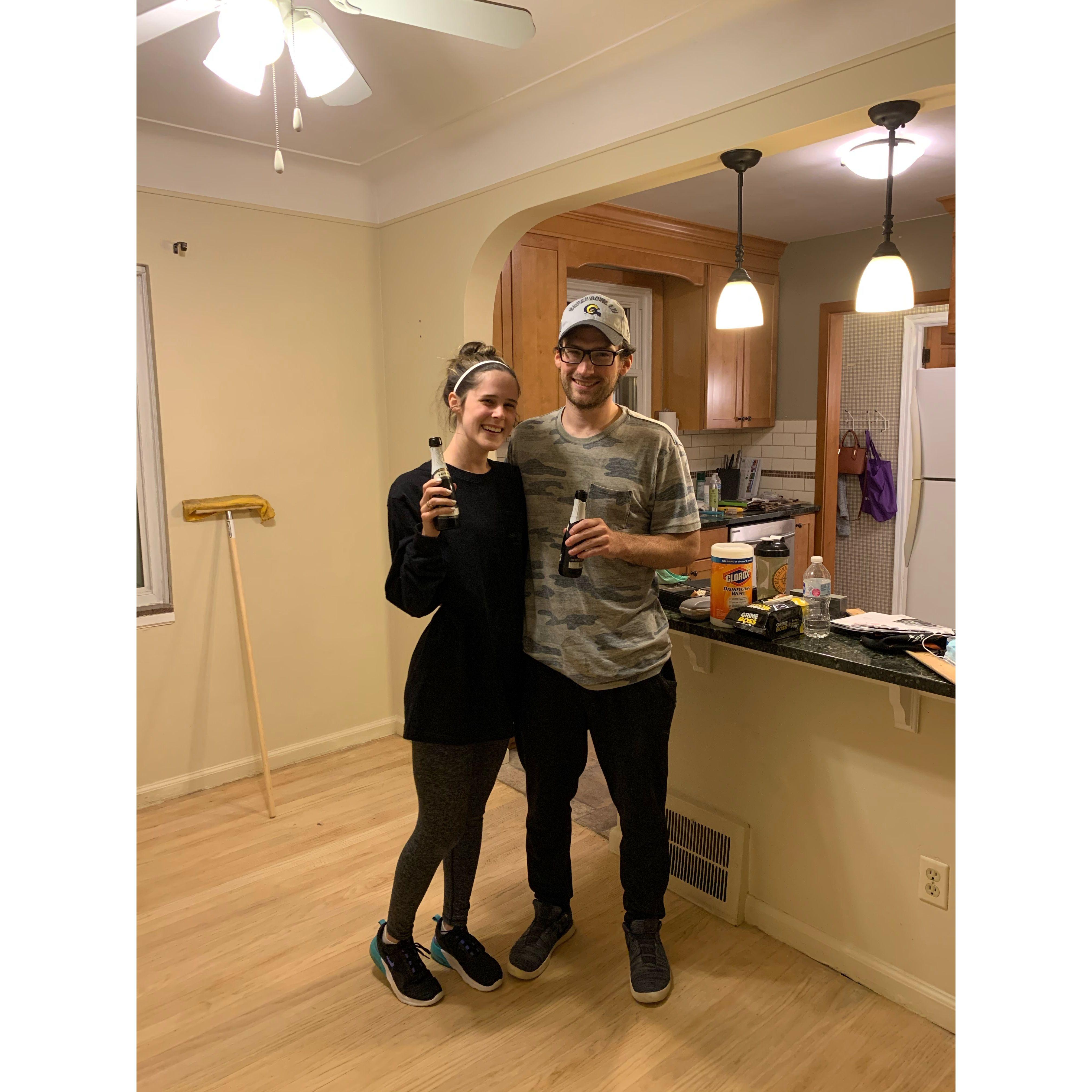 Bought our first home and immediately started renovating! - October 2020