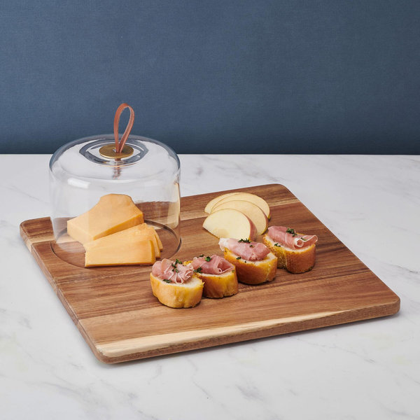 Mikasa Glenwood Serve Board with Glass Dome Cloche